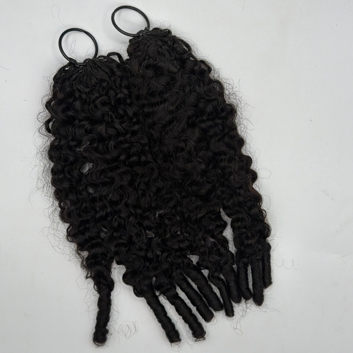 Burmese Curly Feather Crochet hair