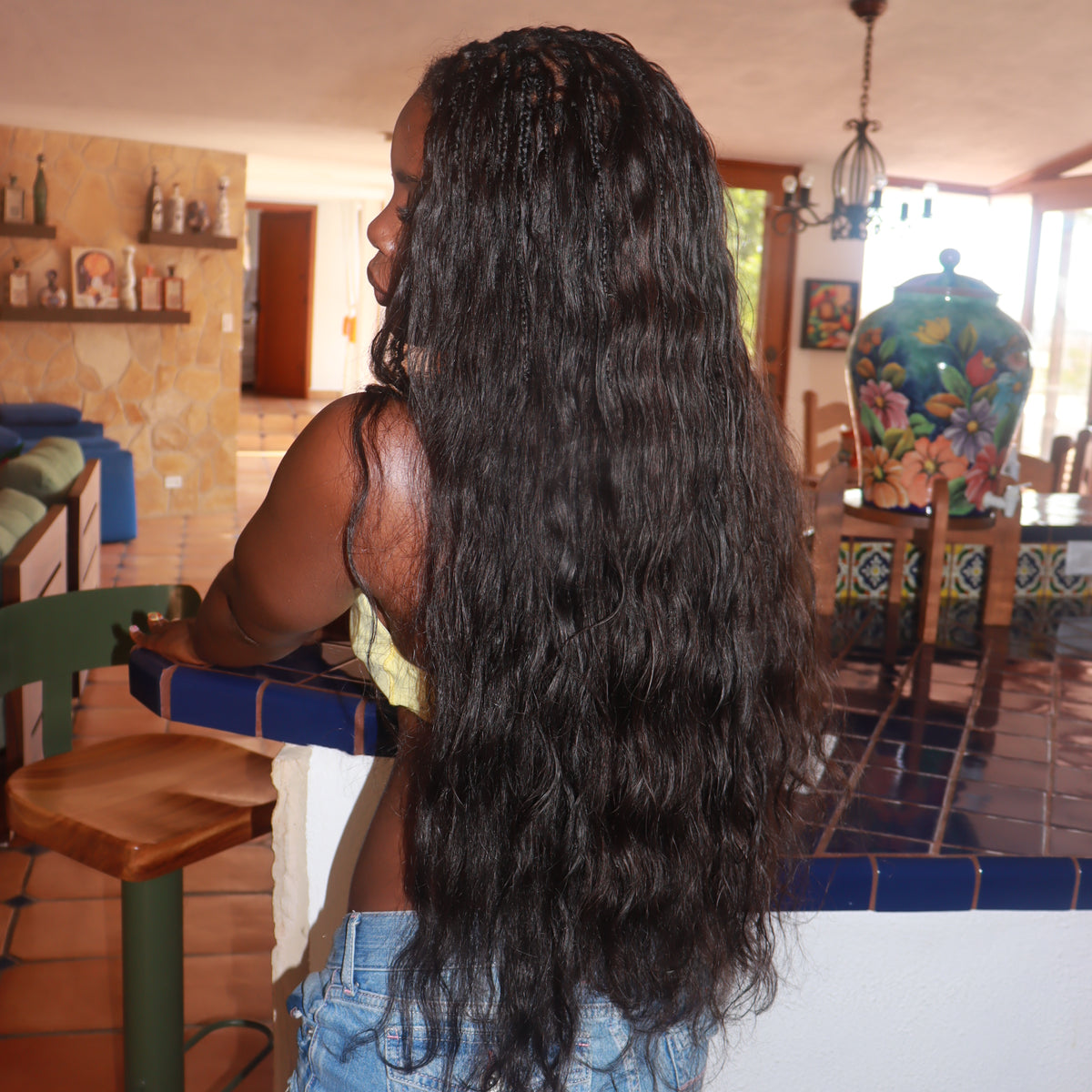 Natural Wave Bulk Boho Hair