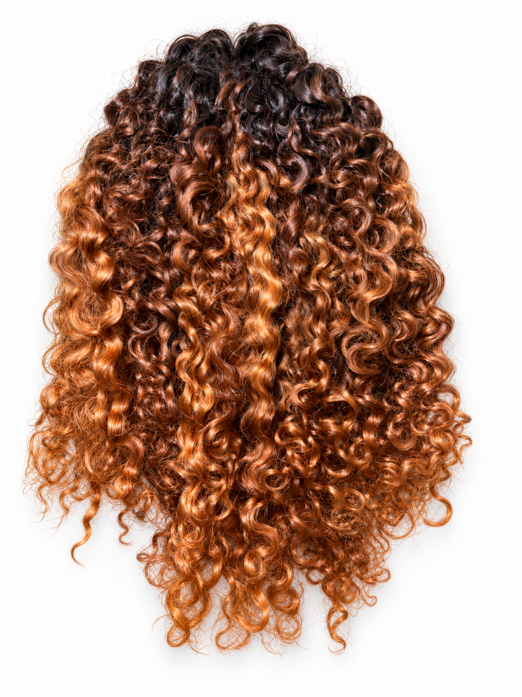 Burmese Curly Honey Blonde Ombre Feather  Crochet hair
